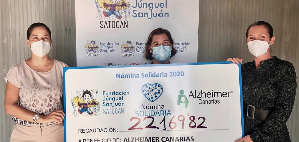 La Fundación Satocan contribuye al Banco de Alimentos y ayuda a Alzheimer Canarias